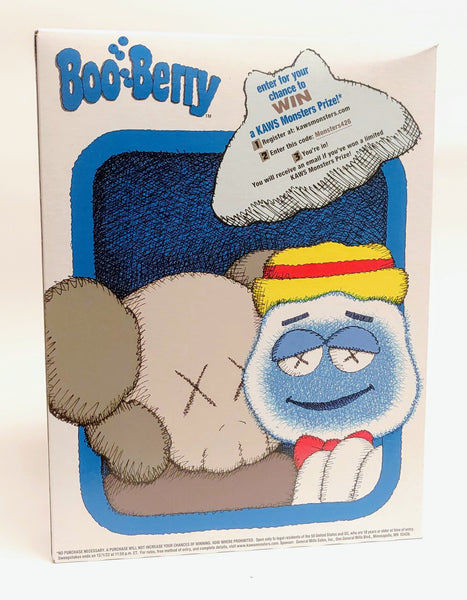 kaws monsters Kaws x Boo Berry 9.6 OZ Size Box Monster Cereal Limited Edition New Sealed