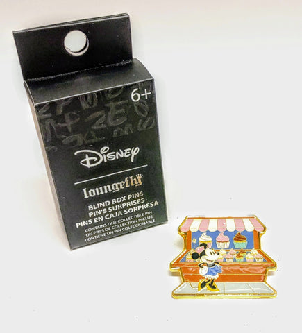 Disney Loungefly Mickey & Friends Market Booth Minnie Mouse Cupcakes Blind Box Pin