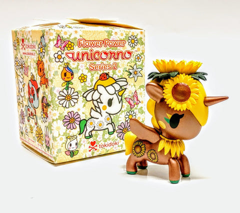 Tokidoki Flower Power Series 2 Sunflower 3" Open Blind Box Vinyl Figure