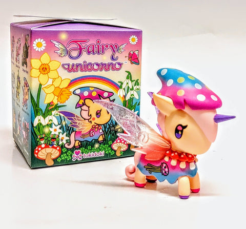 Tokidoki Fairy Unicorno Mushroom Fairy Open Blind Box 3" Vinyl Figure