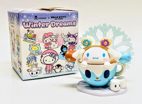 Tokidoki Hello Kitty Winter Dreams Cinnamoroll 3" Open Blind Box Figure