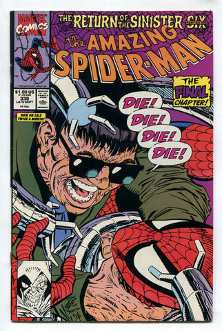 Amazing Spider-Man #339 VF Marvel 1990 Doctor Octopus Sinister Six Eric Larsen