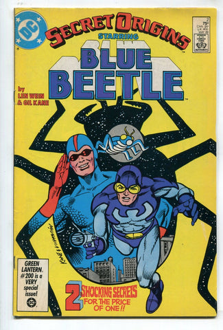 1986 DC Comics Secret Origins #2 Blue Beetle Appearance VF