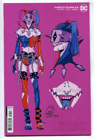 Harley Quinn #24 2nd Print Lolli Design Variant Harley Who Laughs DC 2023 NM