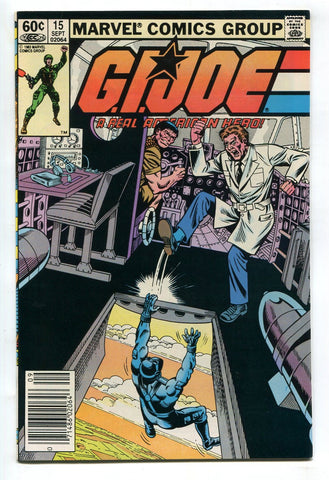 GI Joe 15 Marvel Comics 1983 VF+ High Grade Newsstand 1st Appearance Major Bludd