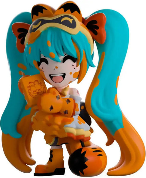 Youtooz Hatsune Miku Lasagna Splatter Garfield Miku Figure Best