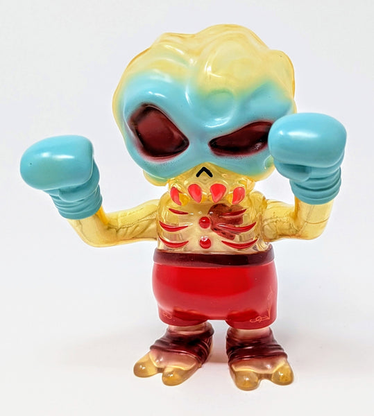 Secret Base x Super7 Glow in Dark Guts Voodoo Skull Brain Sofubi