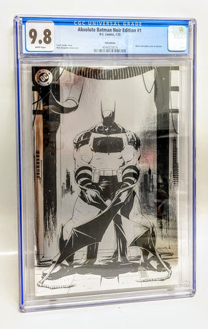 Absolute Batman #1 CGC 9.8 NM/MT Noir Edition Virgin FOIL Dragotta DC Comics