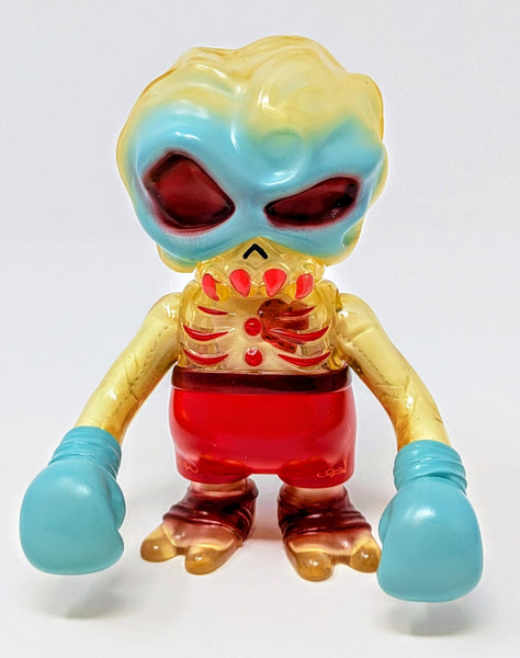 Secret Base x Super7 Glow in Dark Guts Voodoo Skull Brain Sofubi
