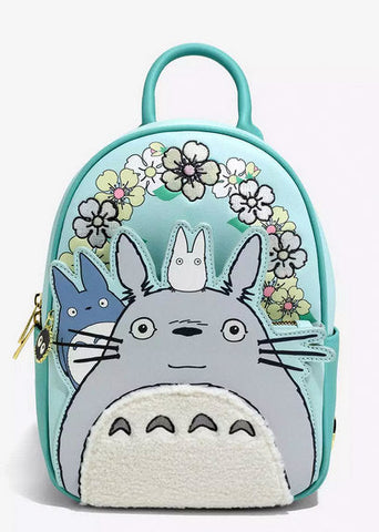 Her Universe Studio Ghibli My Neighbor Totoro Flowers Mini Backpack New w/Tags