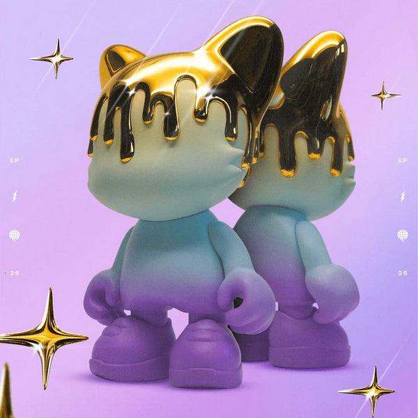 ☆1.2月特典☆ꕤ*˸*yukochun出品✻*˸ꕤ Superplastic Lilac Gold Chrome Drip 15