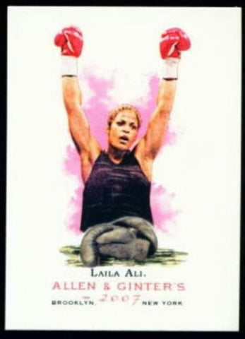 Allen & Ginter 2007 Laila Ali Card Muhammad Daughter - redrum comics