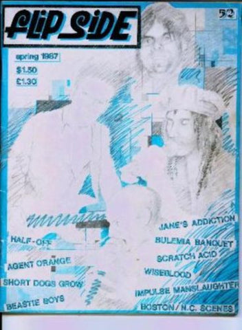 Flipside PUNK Fanzine #52 Spring 1987 Janes Addiction Beastie Boys - redrum comics