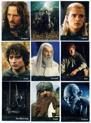 Lord of the Rings Return of the King 90 card set 2003 - redrum comics