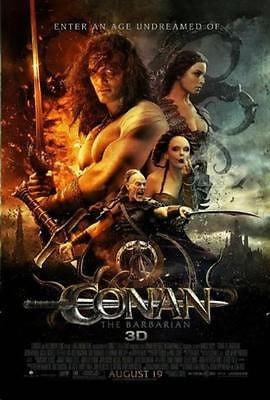 Conan the Barbarian 3D 2011 Movie Poster 27"x40" Jason Momoa - redrum comics