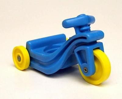 Fisher Price Vintage Little People Blue Yellow Tricycle - redrum comics