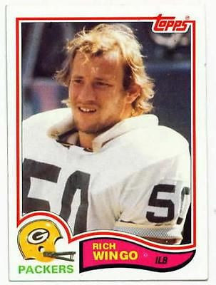 1982 Topps Rich Wingo Green Bay Packers Card - redrum comics
