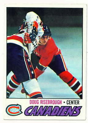1977-1978 Topps DOUG RISEBROUGH Montreal Canadians card - redrum comics