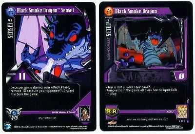 Dragonball Z CCG Black Smoke Dragon RARE set DBZ TCG GT - redrum comics