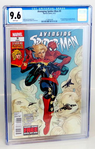 Avenging Spiderman #9 CGC 9.6 1st appearance of Carol Danvers as Captain Marvel