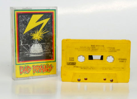 Bad Brains 1982 Debut YELLOW Cassette RARE RIOR A106 Washington DC Hardcore PUNK