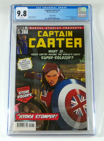 Captain Carter #1 2022 Marvel Marika Cresta Animation 1:25 Variant CGC 9.8