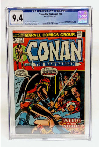 Conan the Barbarian #23 - Marvel 1973 CGC 9.4 NM 1st Appearance of Red Sonja