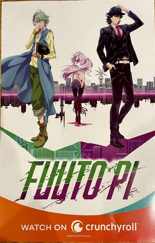 FUUTO PI Anime 11"x17" Promo Poster Crunchyroll Anime Expo SDCC 2022