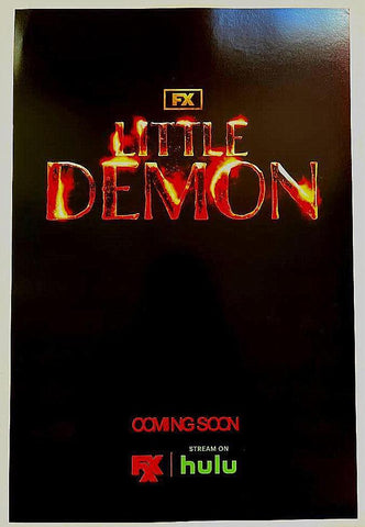2022 SDCC COMIC CON EXCLUSIVE Little Demon 12" x 18" Promo Poster Aubrey Plaza