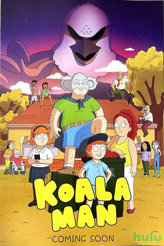 2022 SDCC Comic Con Exclusive KOALA MAN 12" x 18" Hulu Promo Poster