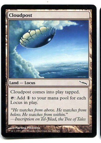 Magic the Gathering Cloudpost x1 Mirrodin Unplayed Common MTG - redrum comics