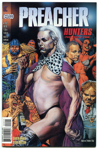 Preacher #15 VF 1st Appearance of Jesus De Sade Garth Ennis Steve Dillon AMC TV - redrum comics