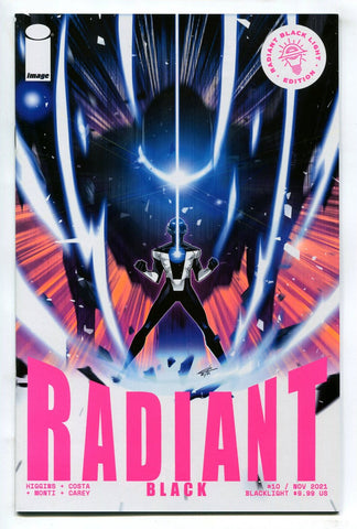 Radiant Black #10 Blacklight Edition Variant NM Image Comics 2021