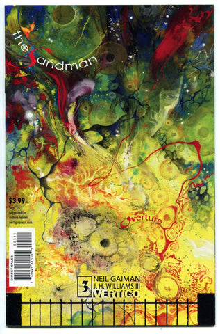 The Sandman Overture #3 3A Variant Neil Gaiman DC Vertigo Comics 2015 VF - redrum comics