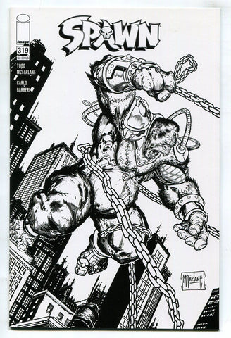 Spawn #319 Cover D Capullo & Mcfarlane B&W Cy-Gor Variant NM Image 2021