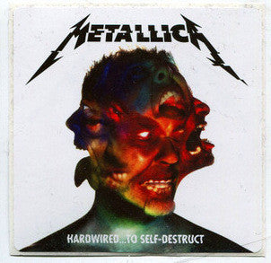 METALLICA Hardwired To Self Destruct 2016 Promotional PROMO Sticker 4" X 4" - redrum comics