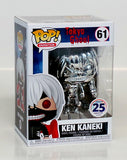 Funko Pop! Animation Tokyo Ghoul Ken Kaneki Chrome #61 Funimation Exclusive
