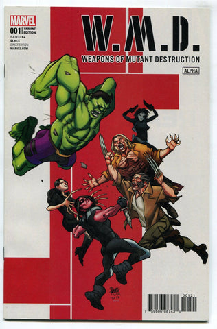 Weapons of Mutant Destruction Alpha #1 W.M.D. Variant Cover NM Batch H Marvel