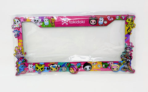 Tokidoki license plate frame RARE Promo New and Never Used Unicorno Kawaii