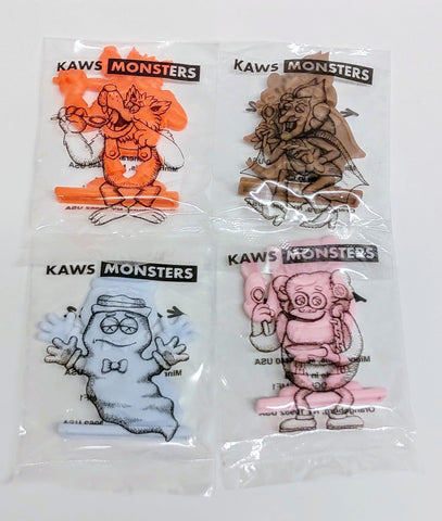 KAWS Monsters Figures Set Limited Edition General Mills Vinyl Collectible Sealed