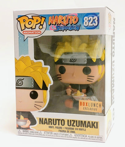 Funko POP! Naruto Eating Ramen Noodles Figure Boxlunch Exclusive #823