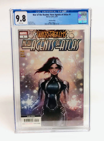 War of the Realms New Agents of Atlas #1 CGC 9.8 1st Aero & More 2nd Print