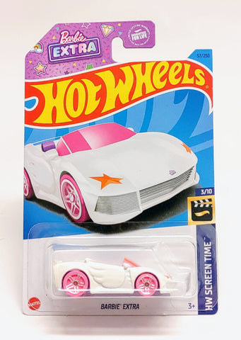 Hot Wheels HW Screen Time 3/10 Barbie Extra 57/250 White