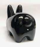 Frank Kozik x Kidrobot Glossy Black 10" Classic Mustache Labbit