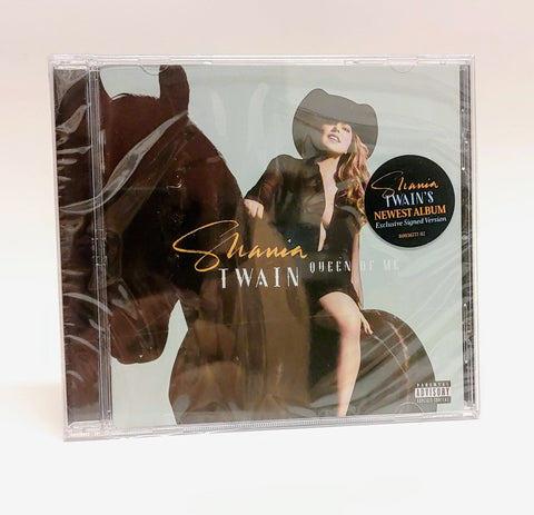 Shania Twain QUEEN OF ME CD with Signed Autograph Insert New Sealed