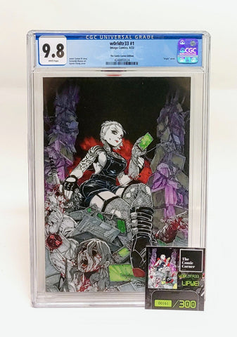 W0rldtr33 #1 Lipwei Exclusive Variant CGC Graded 9.8 LTD to 300 w/COA