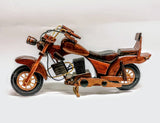 Wood Motorcycle Figurine Decorative Wooden Chopper Model Harley Davidson 15"x7"