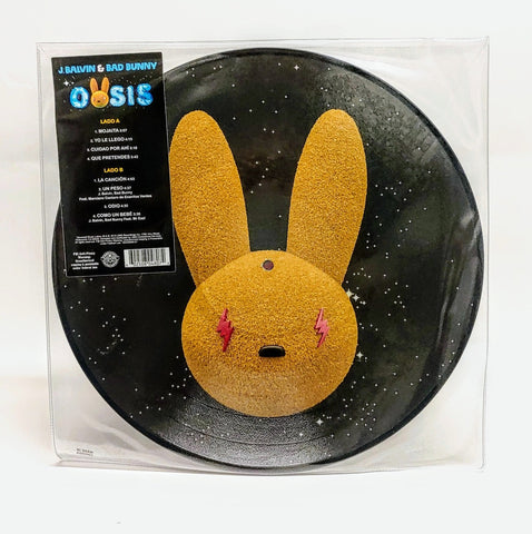 Bad Bunny x J Balvin Oasis Picture Disc Vinyl Record LP - NEW SEALED –  redrum comics