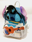 Loungefly Disney Stitch Glitter Elvis Stitch w/Guitar Figural Mini Backpack NWT