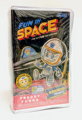 Funko Freddy Fun in Space Freddy Blockbuster Rewind VHS SDCC 2023 Exclusive